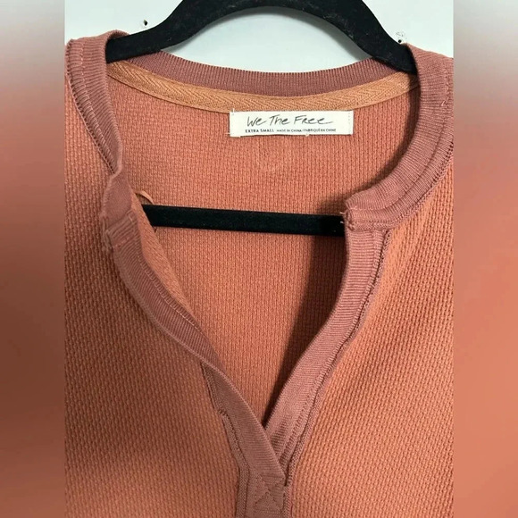 Free People - Mikah Layering Thermal Cuff Cozy Top- Autumn Combo NWT - Picture 7 of 9